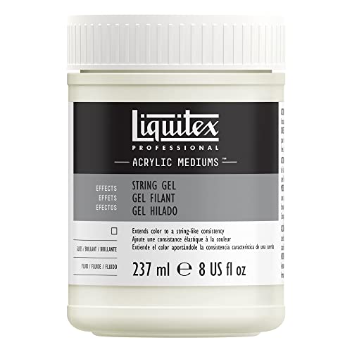 Liquitex 8870515 Professional Anti-Abriss Gel - String Gel für Acrylfarben,honigartige Konsistenz, verbessert die Transparenz und Farbtiefe der Acrylfarbe - 237ml Topf von Liquitex