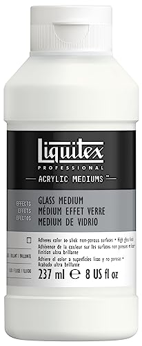 Liquitex 8870519 Glas Medium für Acrylfarben, verbessert die Haftung von Acrylfarben auf Glas oder Keramik, bildet eine kratzfeste Oberfläche, erzeugt ein glattes hochglänzendes Finish - 237ml Flasche Liquitex 8870519 Glas Medium für Acrylfarben, verbessert die Haftung von Acrylfarben auf Glas oder Keramik, bildet eine kratzfeste Oberfläche, erzeugt ein glattes hochglänzendes Finish - 237ml Flasche von Liquitex