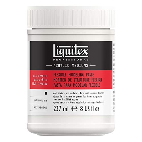 Liquitex 8908 Professional flexible Struktur- und Modellierpaste für Acrylfarben, wasserfest, Archivqualität, nicht vergilbend - 237ml Topf, Weiß, matt Liquitex 8908 Professional flexible Struktur- und Modellierpaste für Acrylfarben, wasserfest, Archivqualität, nicht vergilbend - 237ml Topf, Weiß, matt von Liquitex