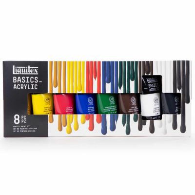 Liquitex Basics Acrylfarben Set 8x75ml von Colart Deutschland