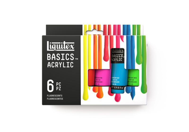 Basics Acrylfarben Set Neon 6x22ml Basics Acrylfarben Set Neon 6x22ml von Liquitex