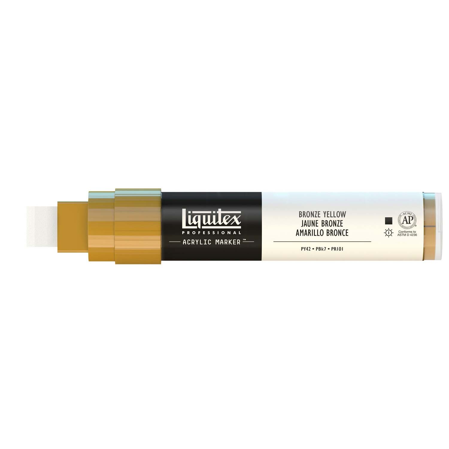 Liquitex Paint Acryl Marker 8-15mm bronzegelb Liquitex Paint Acryl Marker 8-15mm bronzegelb von Liquitex