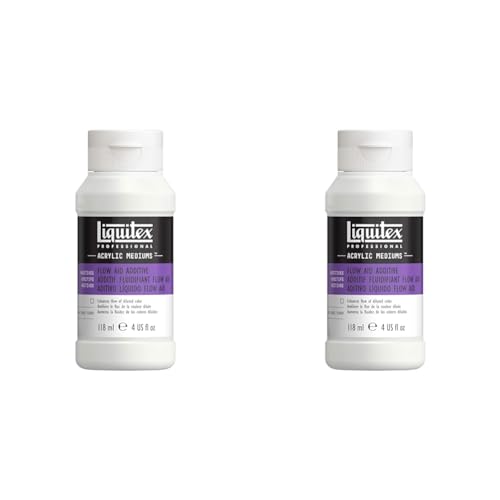 Liquitex Professional 5620 Farbflussverbesserer, erhöht die Fließfähigkeit von Acrylfarbe ohne Veränderung der Stabilität, 118 ml Flasche (Packung mit 2) von Liquitex