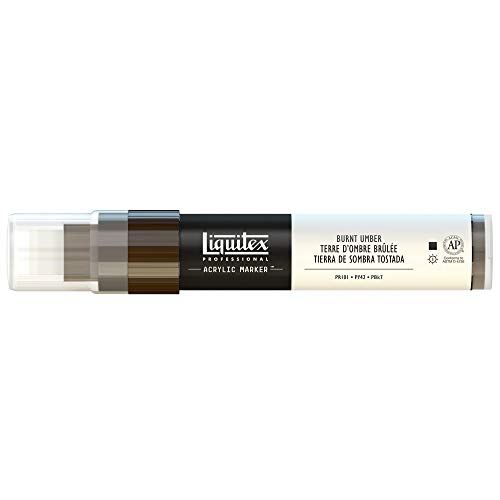 Liquitex Professional Paint Acryl - Marker Acrylfarbe, Umbra Gebrant, Acrylmarker 8-15 mm Spitze von Liquitex