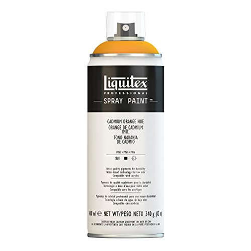Liquitex Professional Spray Paint, Acrylfarbe, Kadmium-Orange Imit. Nr. 1, 400 ml (1er Pack), 400 von Liquitex
