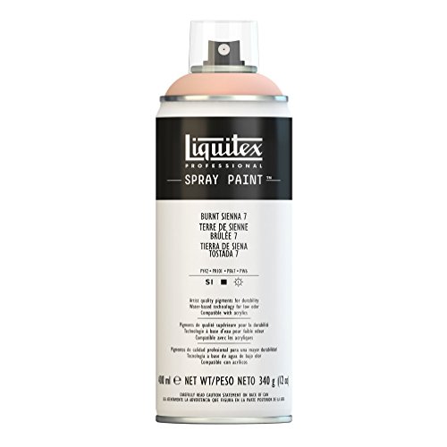 Liquitex Professional Spray Paint - Acrylfarbe, Farbspray auf Wasserbasis, lichtecht, 400 ml - Burnt Sienna 7 von Liquitex