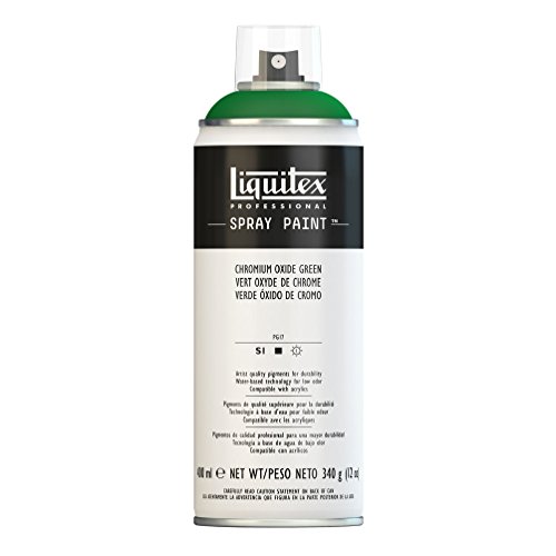 Liquitex Professional Spray Paint - Acrylfarbe, Farbspray auf Wasserbasis, lichtecht, 400 ml - Chromoxidgrün von Liquitex