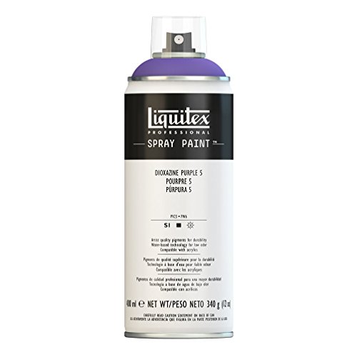 Liquitex Professional Spray Paint - Acrylfarbe, Farbspray auf Wasserbasis, lichtecht, 400 ml - Dioxazinpurpur 5 von Liquitex