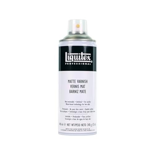 Liquitex 3950020 Professional Spray Paint - Acrylfarbspray auf Wasserbasis, lichtecht, 400 ml, matt Firnis, ideal für den Schutz und die Versiegelung von Kunstwerken, Malerei und DIY-Projekten Liquitex 3950020 Professional Spray Paint - Acrylfarbspray auf Wasserbasis, lichtecht, 400 ml, matt Firnis, ideal für den Schutz und die Versiegelung von Kunstwerken, Malerei und DIY-Projekten von Liquitex