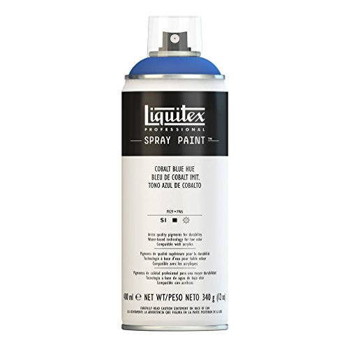 Liquitex Professional Spray Paint - Acrylfarbe, Farbspray auf Wasserbasis, lichtecht, 400 ml - Kobaltblau Imit, 400ml Acrylspray von Liquitex