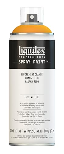 Liquitex 4450982 Professional Acryl Spraydose 400ml – Orange - fluoreszierend – Lichtecht, frostbeständig, mattes Finish, für Innen- & Außenbereich Liquitex 4450982 Professional Acryl Spraydose 400ml – Orange - fluoreszierend – Lichtecht, frostbeständig, mattes Finish, für Innen- & Außenbereich von Liquitex