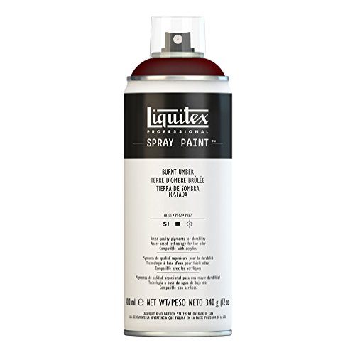 Liquitex Professional Spray Paint - Acrylfarbe, Farbspray auf Wasserbasis, lichtecht, 400 ml - Umbra Gebrannt von Liquitex