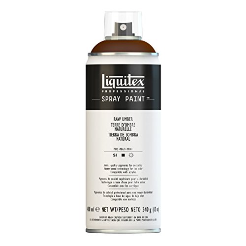 Liquitex Professional Spray Paint - Acrylfarbe, Farbspray auf Wasserbasis, lichtecht, 400 ml - Umbra Natur von Liquitex