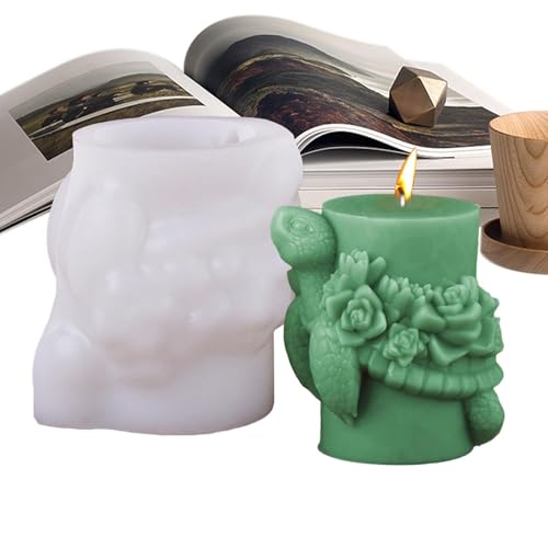 3D Kerzenform, Aromatherapie, Epoxidharz, Gips Sukkulente | Kerzenseife aus Silikon aus 3D-Tierharz für die Dekoration von Ton von Liqzirtu