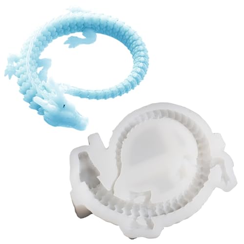 Drachenkreideform - 3D Epoxidharz Formen für fliegende Drachen, Silikonform Drachen, Harzform für Tiere, große Tierstatuen, Formen Kreieren von Formen i von Liqzirtu