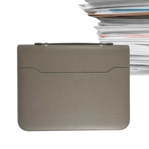 Erweiterbarer Dateiordner, Aktenordner mit Quittungshalter aus Leder A4 mit Reißverschluss, Dokumentenordner Folio, Multifu rechtlicher Notizhalter Erweiterbarer Dateiordner, Aktenordner mit Quittungshalter aus Leder A4 mit Reißverschluss, Dokumentenordner Folio, Multifu rechtlicher Notizhalter von Liqzirtu