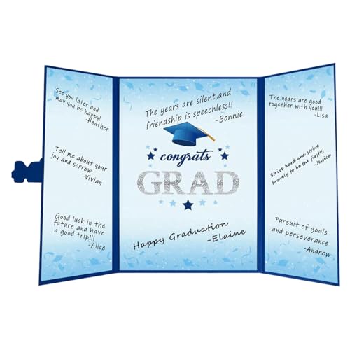 Graduation Messagebuch, Abschlussbuch zum Unterzeichnen 2025, Erinnerungsalbum für die Highschool | Creative 2025 Graduation Sign in Signature Book für das College von Liqzirtu