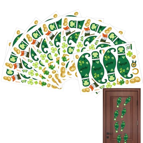 Grüne Bodenaufkleber für St. Patrick's Day, grüne Bodenaufkleber für St. Patrick's Day - Fußaufkleber Bodendekorationen, Wandaufkleber für Grüne Bodenaufkleber für St. Patrick's Day, grüne Bodenaufkleber für St. Patrick's Day - Fußaufkleber Bodendekorationen, Wandaufkleber für von Liqzirtu