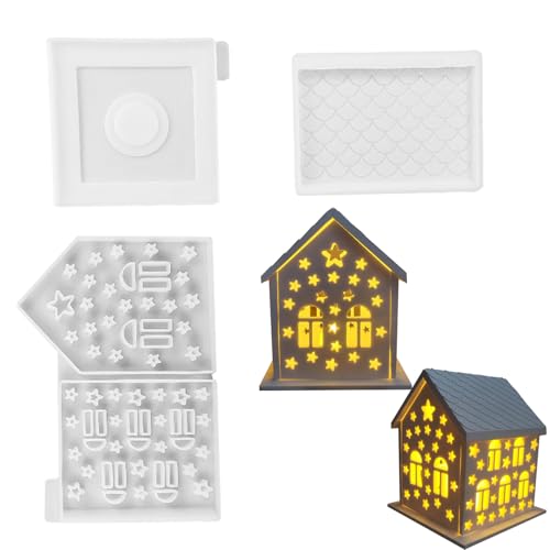 Hausharz Casting Form - 3D Silikonhausform Ornamente Set Ornamente | Exquisite Details, Haus Form Silikonform Hausharz Casting Form - 3D Silikonhausform Ornamente Set Ornamente | Exquisite Details, Haus Form Silikonform von Liqzirtu