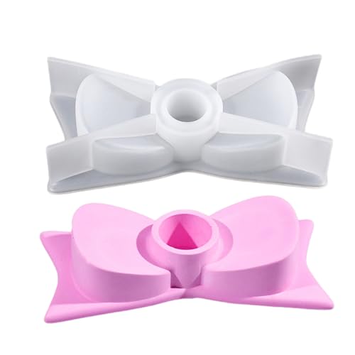 Kerzenständer Gießform, Harz Kerzenständer Gießform - Bowtie Kerzen Silikonform - Kunsthandwerk,Beton Gießform für Dekorationen Kerzenständer Gießform, Harz Kerzenständer Gießform - Bowtie Kerzen Silikonform - Kunsthandwerk,Beton Gießform für Dekorationen von Liqzirtu