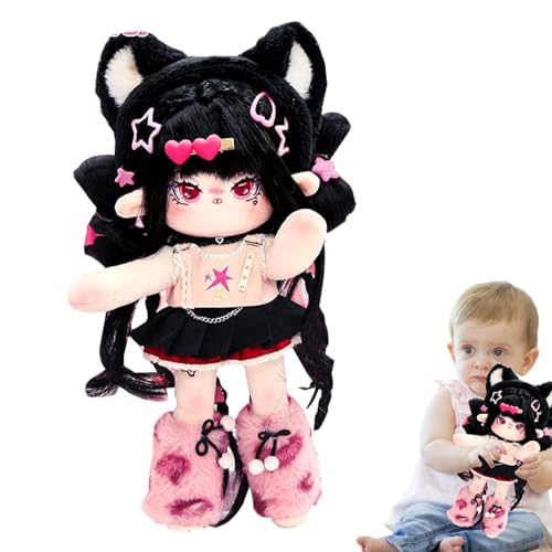 Liqzirtu Aus Baumwolle, niedlich, mit Gelenken, Skelett aus Plüsch, Puppen zum Anziehen mit Kleidung – Anime Girl zum Sammeln, 30 cm, verbessert die Koordination Liqzirtu Aus Baumwolle, niedlich, mit Gelenken, Skelett aus Plüsch, Puppen zum Anziehen mit Kleidung – Anime Girl zum Sammeln, 30 cm, verbessert die Koordination von Liqzirtu