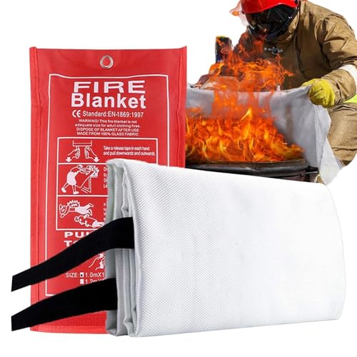 Liqzirtu Feuerlöscher-Decke, Feuerlöschdecke aus Faser, flammhemmende Decke aus Fasern, Brandschutzmatte, Überlebensausrüstung, Materialien Liqzirtu Feuerlöscher-Decke, Feuerlöschdecke aus Faser, flammhemmende Decke aus Fasern, Brandschutzmatte, Überlebensausrüstung, Materialien von Liqzirtu