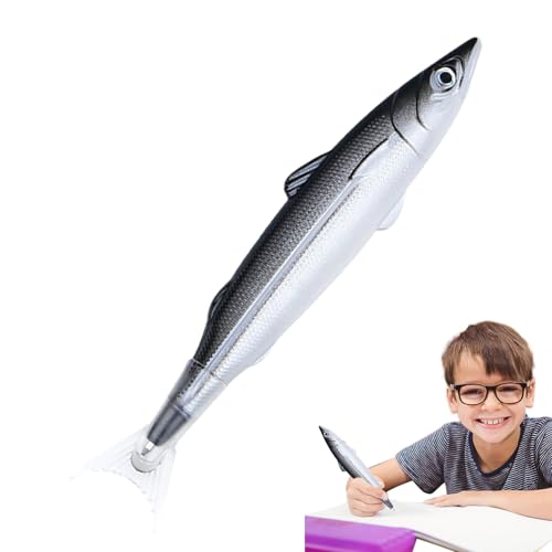 Liqzirtu Niedliche Kugelschreiber - Fischstift, Kugelschreiber Niedliche Stifte in Fischform | Meerestier-Kugelschreiber, realistische Fischdekoration, Angel-Partygeschenke für Kinder, und von Liqzirtu