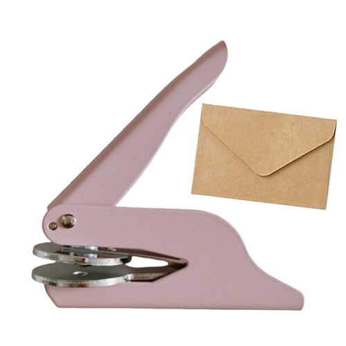 Manueller Prägestempel - Buchpräger – Prägestempel Für Papier, Elegante Prägemaschine Für Hochzeitseinladungen, Umschläge, Papierbasteleien, Frauen, Lehrerinnen von Liqzirtu