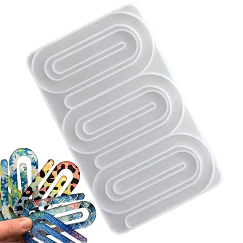Papierklammeform für Schmuck | Papierclip -Tropfformen, Fondant- und Gummipasteformen zum Kühlschrankguss von Dessert Geburtstagsfreunde durch genaue Linienfinition und Formreproduktion Papierklammeform für Schmuck | Papierclip -Tropfformen, Fondant- und Gummipasteformen zum Kühlschrankguss von Dessert Geburtstagsfreunde durch genaue Linienfinition und Formreproduktion von Liqzirtu