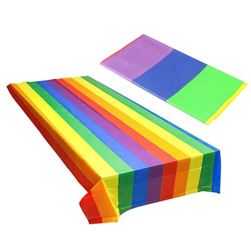 Regenbogen Tischdecke - Wasserdichte Rechteckige Abdeckung, Farbige Festtafel | Bunte Dekoration Für Geburtstag Hochzeit Feier Picknick Garten Kinderparty Jubiläum Familienessen Esszimmer Küche Terras Regenbogen Tischdecke - Wasserdichte Rechteckige Abdeckung, Farbige Festtafel | Bunte Dekoration Für Geburtstag Hochzeit Feier Picknick Garten Kinderparty Jubiläum Familienessen Esszimmer Küche Terras von Liqzirtu