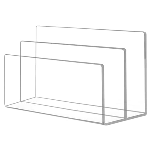 Schreibtisch-Dateihalter – Storers 'Arbeitsbereich' Schreibtisch-Organizer, Briefablage | Aktenordner aus Acryl mit 2 vertikalen Fächern, transparent Schreibtisch-Dateihalter – Storers 'Arbeitsbereich' Schreibtisch-Organizer, Briefablage | Aktenordner aus Acryl mit 2 vertikalen Fächern, transparent von Liqzirtu