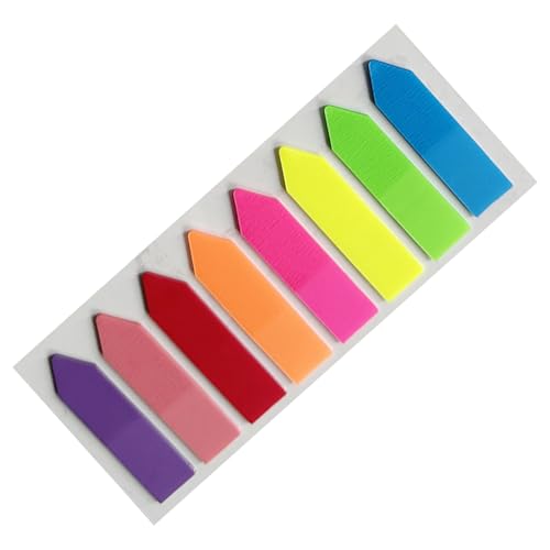 Seitenflags - Seitenmarkierungen Sticky Tabs, 8 Farben Lesezeichen Sticky Tabs | Transparente Haftnotizen zum Annotierenden, fluoreszierender farbiger Index Sticky Tab für Notebooks Seitenflags - Seitenmarkierungen Sticky Tabs, 8 Farben Lesezeichen Sticky Tabs | Transparente Haftnotizen zum Annotierenden, fluoreszierender farbiger Index Sticky Tab für Notebooks von Liqzirtu