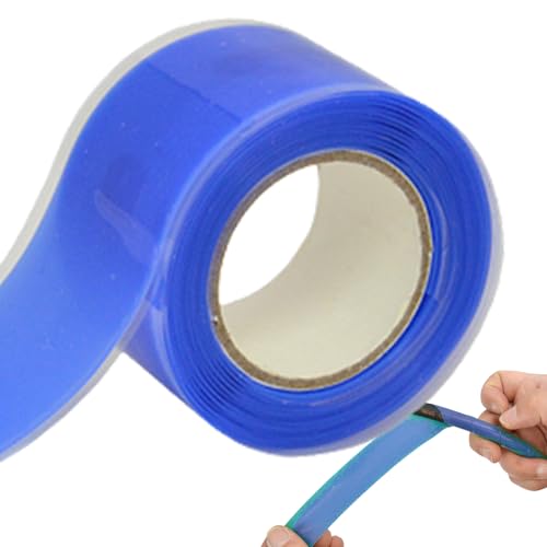 Silikonband wasserdicht - selbstverschmelzendes Silikonband wasserdicht, Selbstklebendes Reparaturband | 5FT selbstverschmelzendes Klebeband, Mehrzweckklebeband für Fitnessgeräte, universell einsetzba Silikonband wasserdicht - selbstverschmelzendes Silikonband wasserdicht, Selbstklebendes Reparaturband | 5FT selbstverschmelzendes Klebeband, Mehrzweckklebeband für Fitnessgeräte, universell einsetzba von Liqzirtu