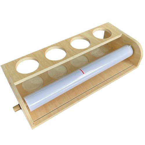 Sketchbox Staffelei - Sketchbox Malerei Halter, Kunst Papierrollenhalter | Holz TischTop Staffelei mit Papierrollenhalter, Holz Papierrollenspender für Zeichnen und Skizzieren Stude von Liqzirtu