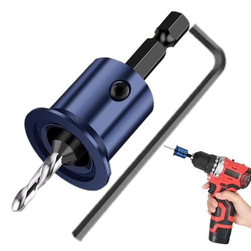 Thekenbohrer, Thekenbohrer | Fräsbohrer Set für Tischlerei und Holzbearbeitung, Theken-Bit, robuste Holzbearbeitungswerkzeuge für die Reparatur zu Hause von Liqzirtu