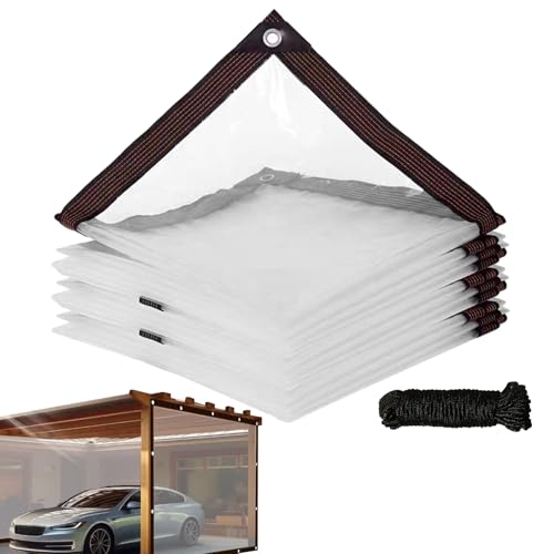 Übersichtliche Planung mit Ösen | Tarpaulin PVC winddicht, klar und flexibel, Regentage Essentials Gewächshaus, Garten, Veranden, Decks, Scheunen, Zwinger im Freien Übersichtliche Planung mit Ösen | Tarpaulin PVC winddicht, klar und flexibel, Regentage Essentials Gewächshaus, Garten, Veranden, Decks, Scheunen, Zwinger im Freien von Liqzirtu