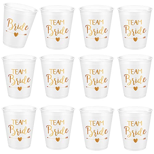 12 Braut und Team Braut Tassen,JGA becher,JGA deko fraue,Bachelorette Party Cups,Braut jungfer Dekorationen,Bride to be deko,für Bridal Shower,Verlobungsfeier,Junggesellenabschied Party von Lircentoud