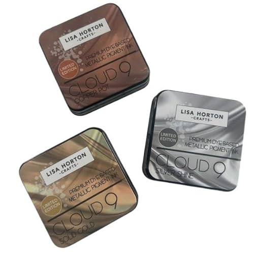 Limitierte Auflage, metallische Stempelkissen, Silber, Gold und Kupfer. Lisa Horton Crafts von Lisa Horton Crafts