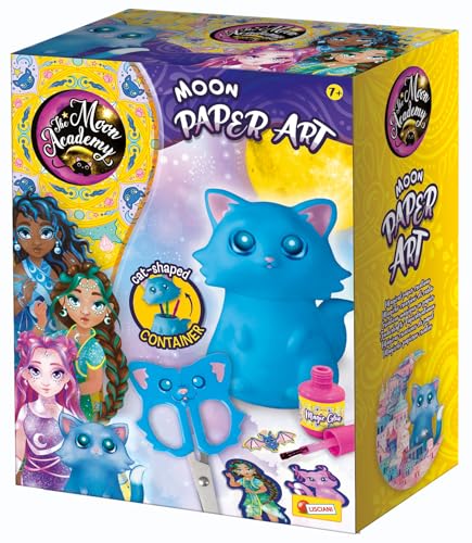 Lisciani - Moon Academy - Moon Paper Art - Kreativpapier-Set für Kinder ab 7 Jahren - Fantasie-Schreibwaren-Set mit Spezialkleber & Zubehör - Papier-Bastelset - Geburtstagsgeschenkidee Lisciani - Moon Academy - Moon Paper Art - Kreativpapier-Set für Kinder ab 7 Jahren - Fantasie-Schreibwaren-Set mit Spezialkleber & Zubehör - Papier-Bastelset - Geburtstagsgeschenkidee von Lisciani Giochi