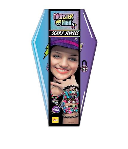 Lisciani - MONSTER HIGH - GRUSELSCHMUCK-SET - Schmuckherstellungsset für Kinder ab 5 Jahren - Erstellen Sie Ihre eigenen Armbänder mit bunten Perlen, Buchstaben und Charms - Sargförmige Box Lisciani - MONSTER HIGH - GRUSELSCHMUCK-SET - Schmuckherstellungsset für Kinder ab 5 Jahren - Erstellen Sie Ihre eigenen Armbänder mit bunten Perlen, Buchstaben und Charms - Sargförmige Box von Liscianigiochi