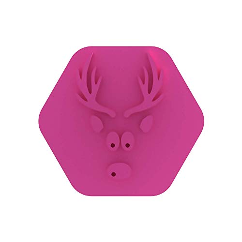 LissieLou Keksstempel mit Rentiergeweih, Weihnachtsmotiv, Zuckerguss, Fondant, Prägung – Hellrosa von LissieLou