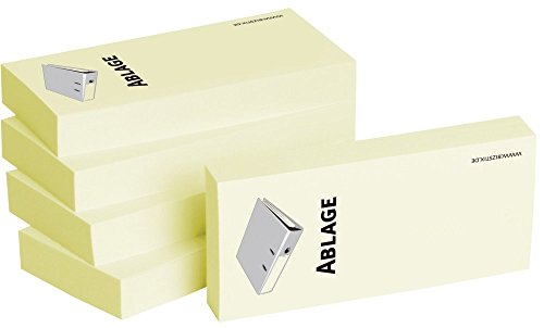 5 x 100er Block Haftnotizen "Ablage" 5 x 100er Block Haftnotizen "Ablage" von Litfax