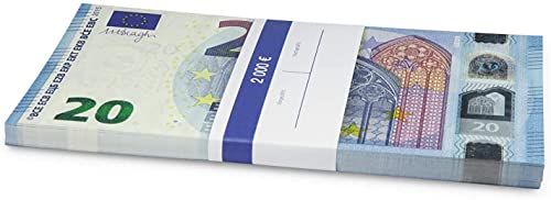 Litfax GmbH 20€ Euroschein/Euro-Geldscheine ca. 175 x 91 mm/banderoliert, je Pack. 75 Stück (3 PG) … von Litfax