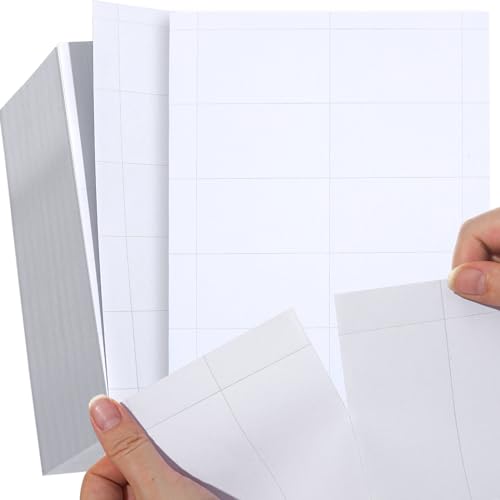 4000 Stück Blanko bedruckbare Visitenkarten, 8,9 x 5 cm, perforiertes Kartonpapier für Tintenstrahl- und Laserdrucker, 10 Karten pro Blatt, Weiß, 400 Blatt 4000 Stück Blanko bedruckbare Visitenkarten, 8,9 x 5 cm, perforiertes Kartonpapier für Tintenstrahl- und Laserdrucker, 10 Karten pro Blatt, Weiß, 400 Blatt von Litpoetic