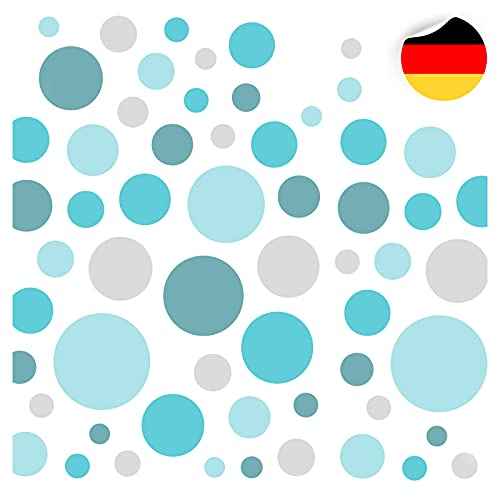 Little Deco 86 Kreise Wandtattoo Kinderzimmer Punkte Wandsticker Set Aufkleber Wanddeko Spielzimmer Babyzimmer Kinder Schlafen Mint Hellgrau Türkis DL608 Little Deco 86 Kreise Wandtattoo Kinderzimmer Punkte Wandsticker Set Aufkleber Wanddeko Spielzimmer Babyzimmer Kinder Schlafen Mint Hellgrau Türkis DL608 von Little Deco
