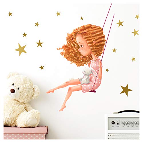 Little Deco Mädchen auf Schaukel mit Hase DL207-7 Little Deco Mädchen auf Schaukel mit Hase DL207-7 von Little Deco