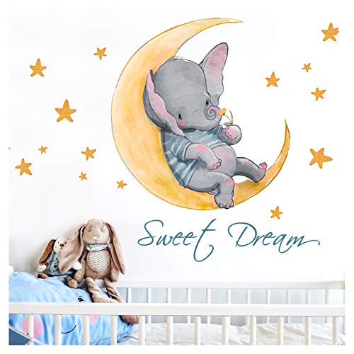 Little Deco Sweet Dream Elefant & Mond DL206-16 Little Deco Sweet Dream Elefant & Mond DL206-16 von Little Deco