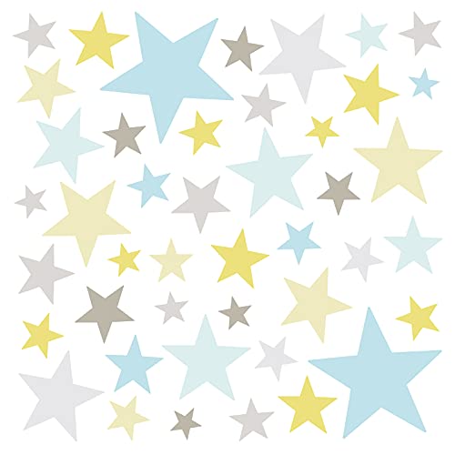 Little Deco Wandtattoo 60 Sterne gelb blau hellgrau DL392 Little Deco Wandtattoo 60 Sterne gelb blau hellgrau DL392 von Little Deco