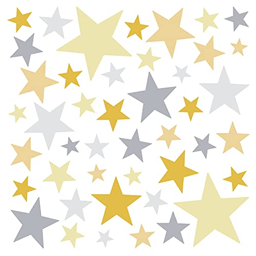Little Deco Wandtattoo 60 Sterne gelb grau DL397 Little Deco Wandtattoo 60 Sterne gelb grau DL397 von Little Deco
