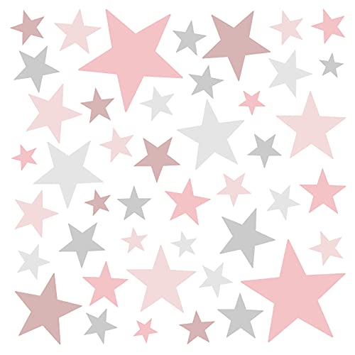 Little Deco Wandtattoo 60 Sterne rosa grau DL404 Little Deco Wandtattoo 60 Sterne rosa grau DL404 von Little Deco
